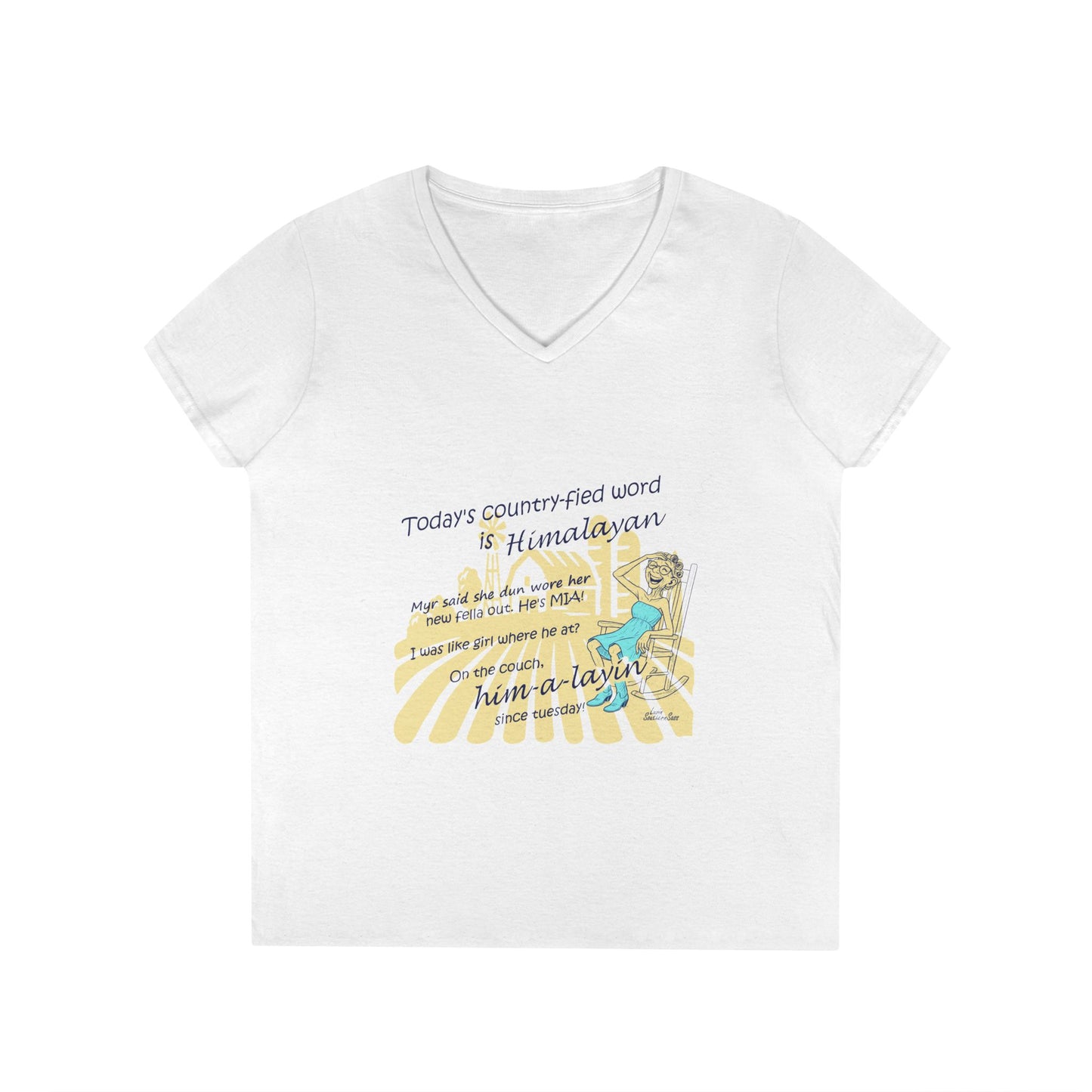 Himalayan - Ladies' V-Neck T-Shirt