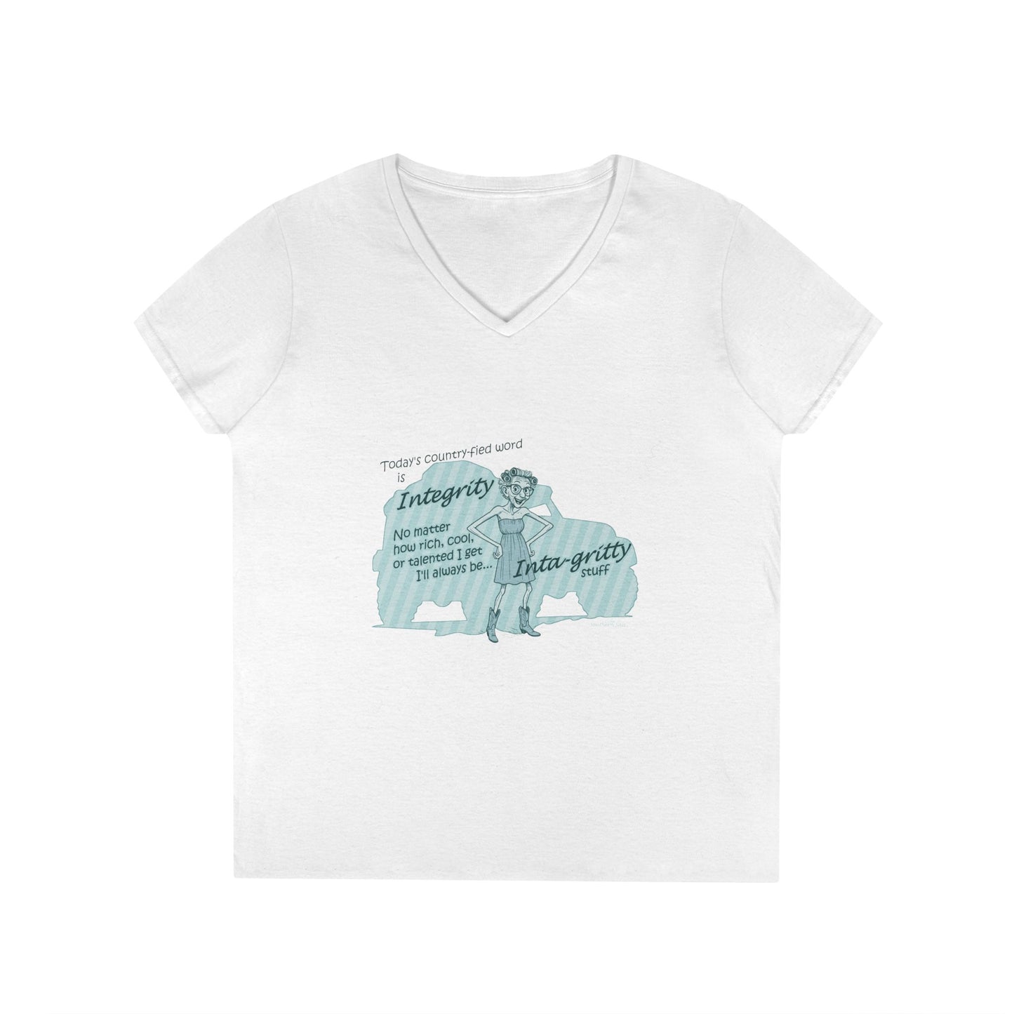 Integrity - Ladies' V-Neck T-Shirt