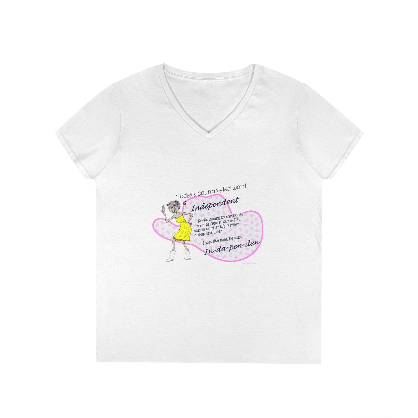Independent - Ladies' V-Neck T-Shirt