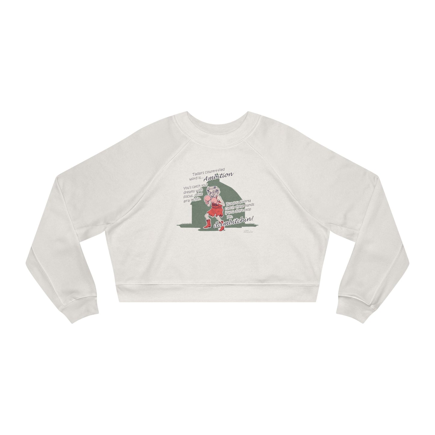 Ambition - Women's Cropped Fleece Pullover