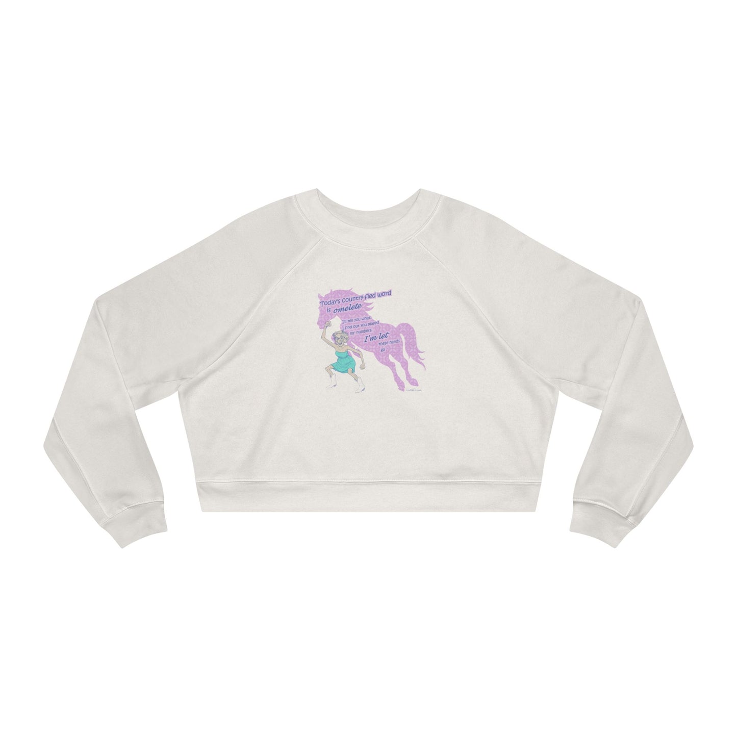 Omelete - Women's Cropped Fleece Pullover