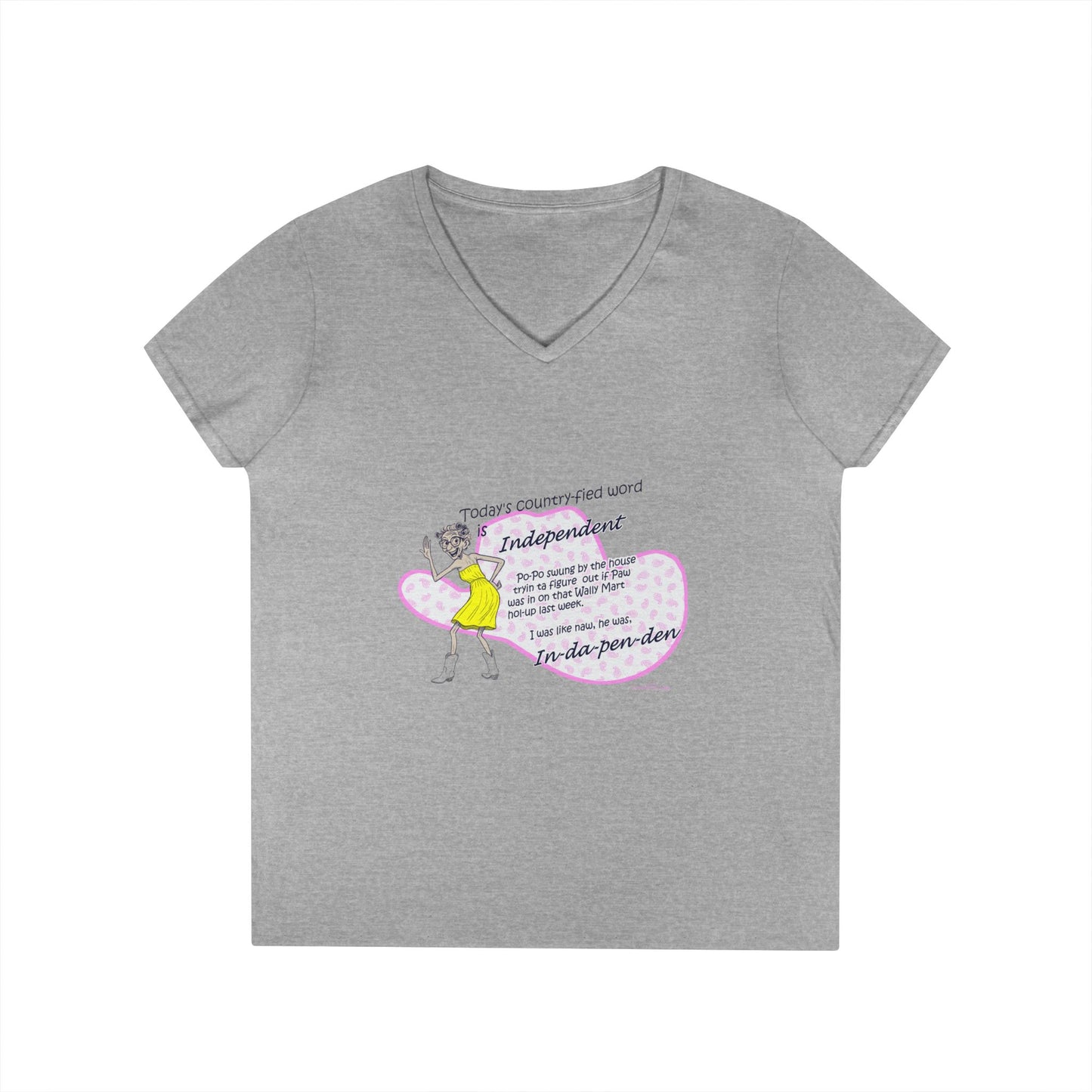 Independent - Ladies' V-Neck T-Shirt