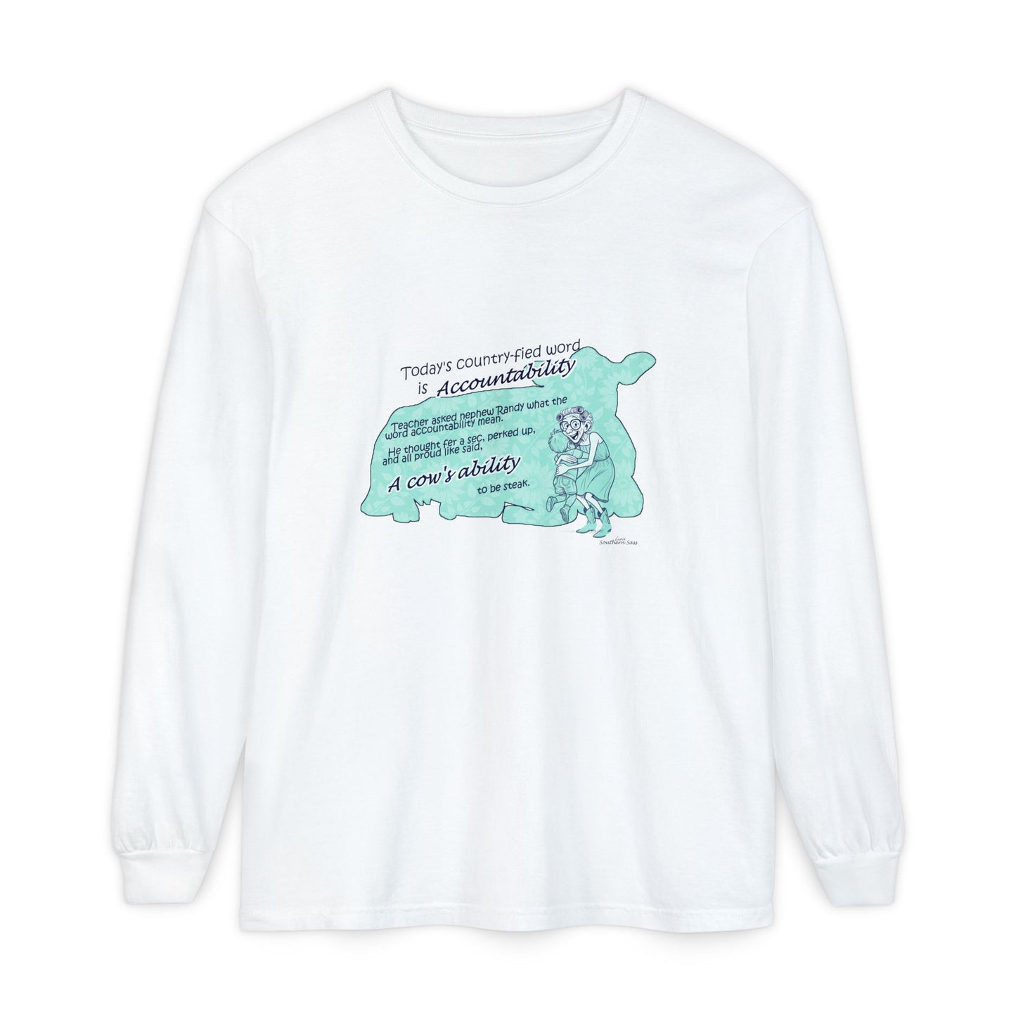 Accountability - Unisex Garment-dyed Long Sleeve T-Shirt