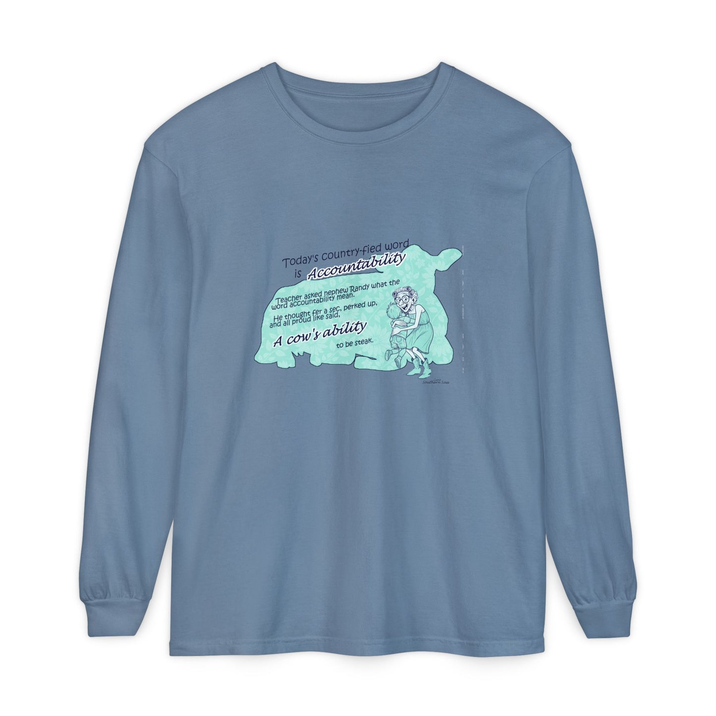 Accountability - Unisex Garment-dyed Long Sleeve T-Shirt