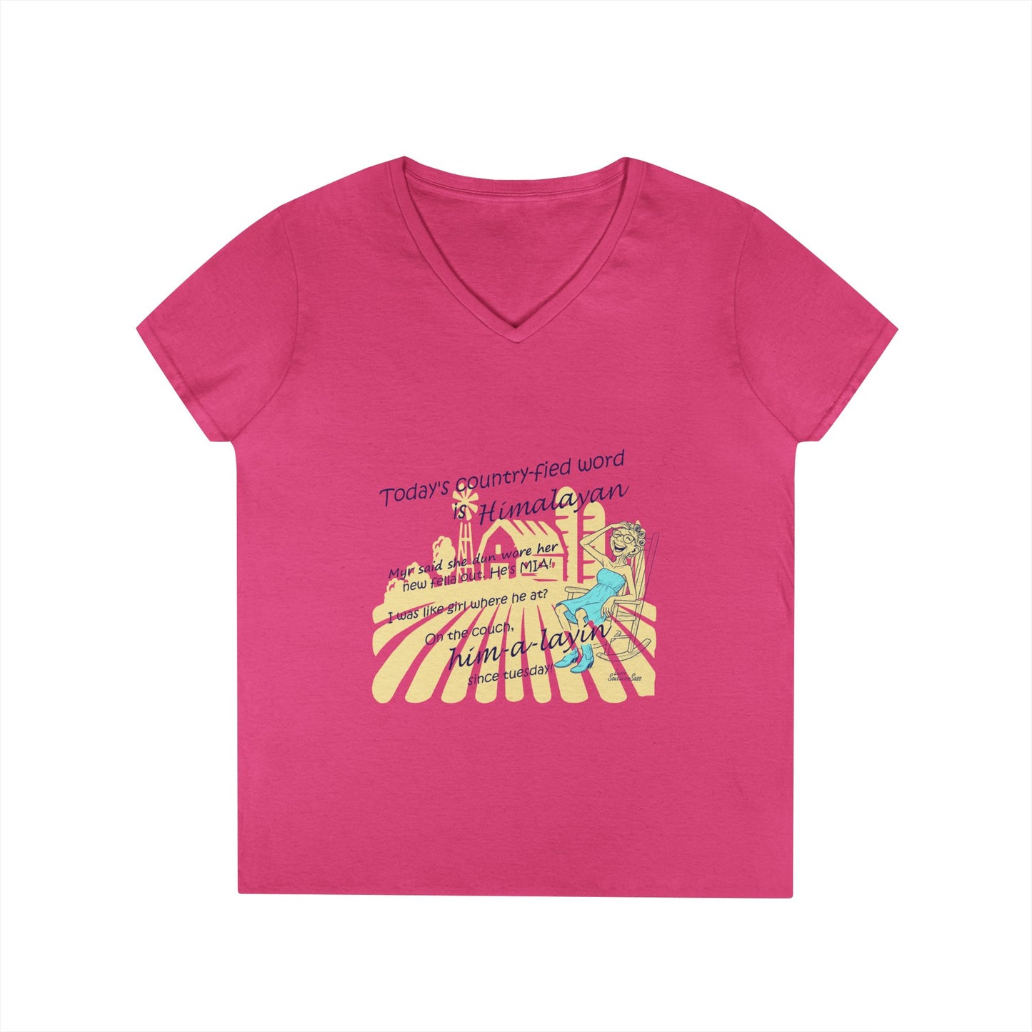 Himalayan - Ladies' V-Neck T-Shirt