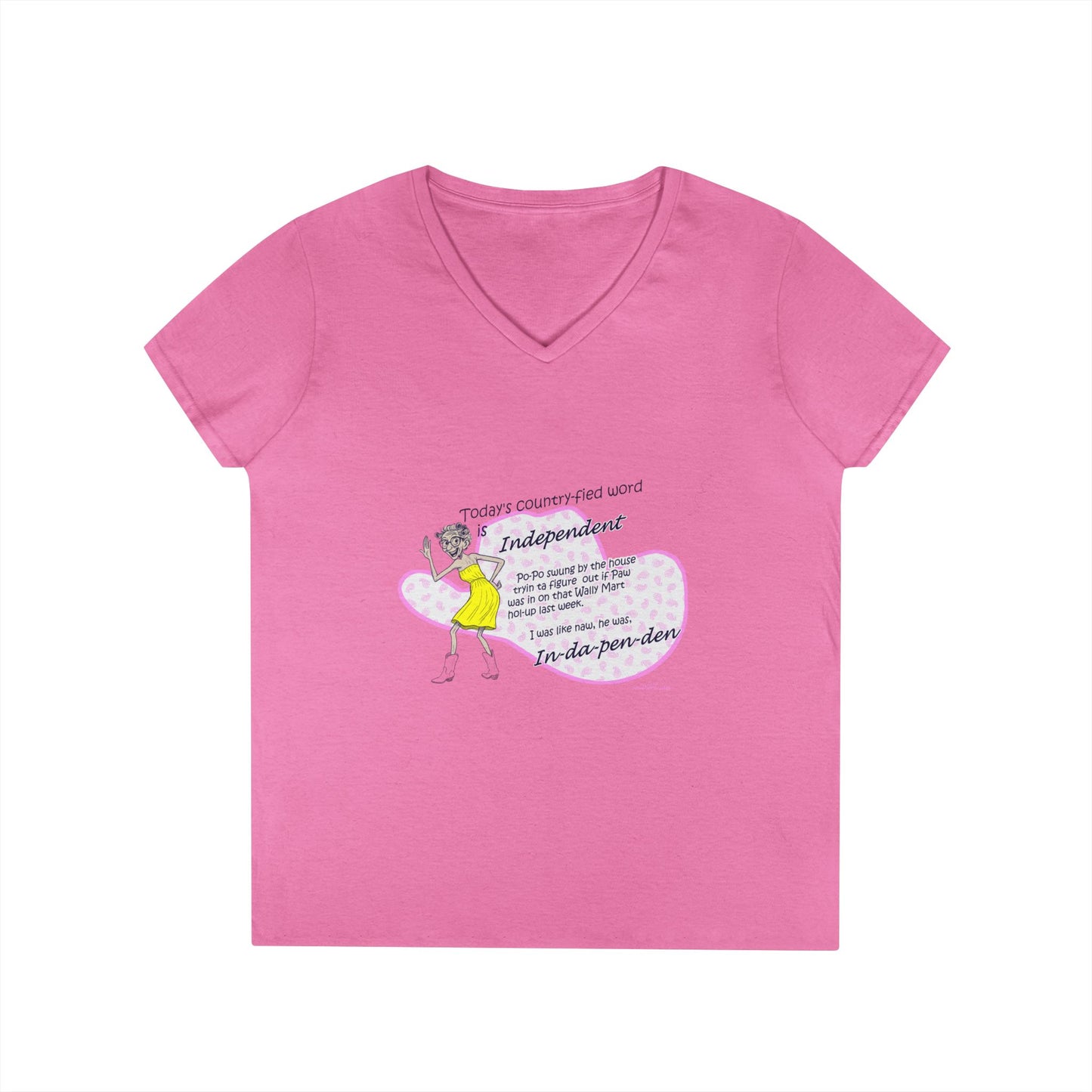 Independent - Ladies' V-Neck T-Shirt