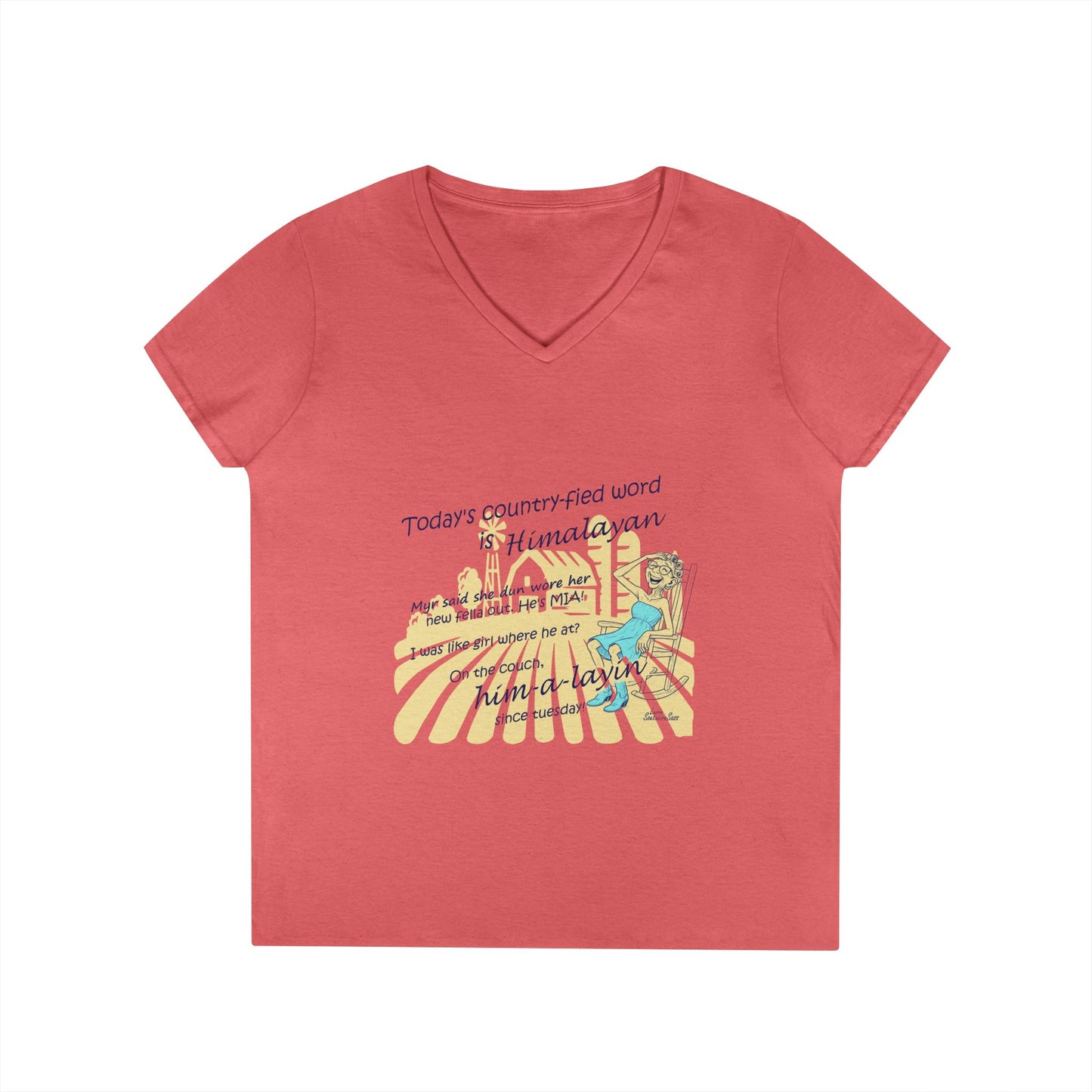 Himalayan - Ladies' V-Neck T-Shirt