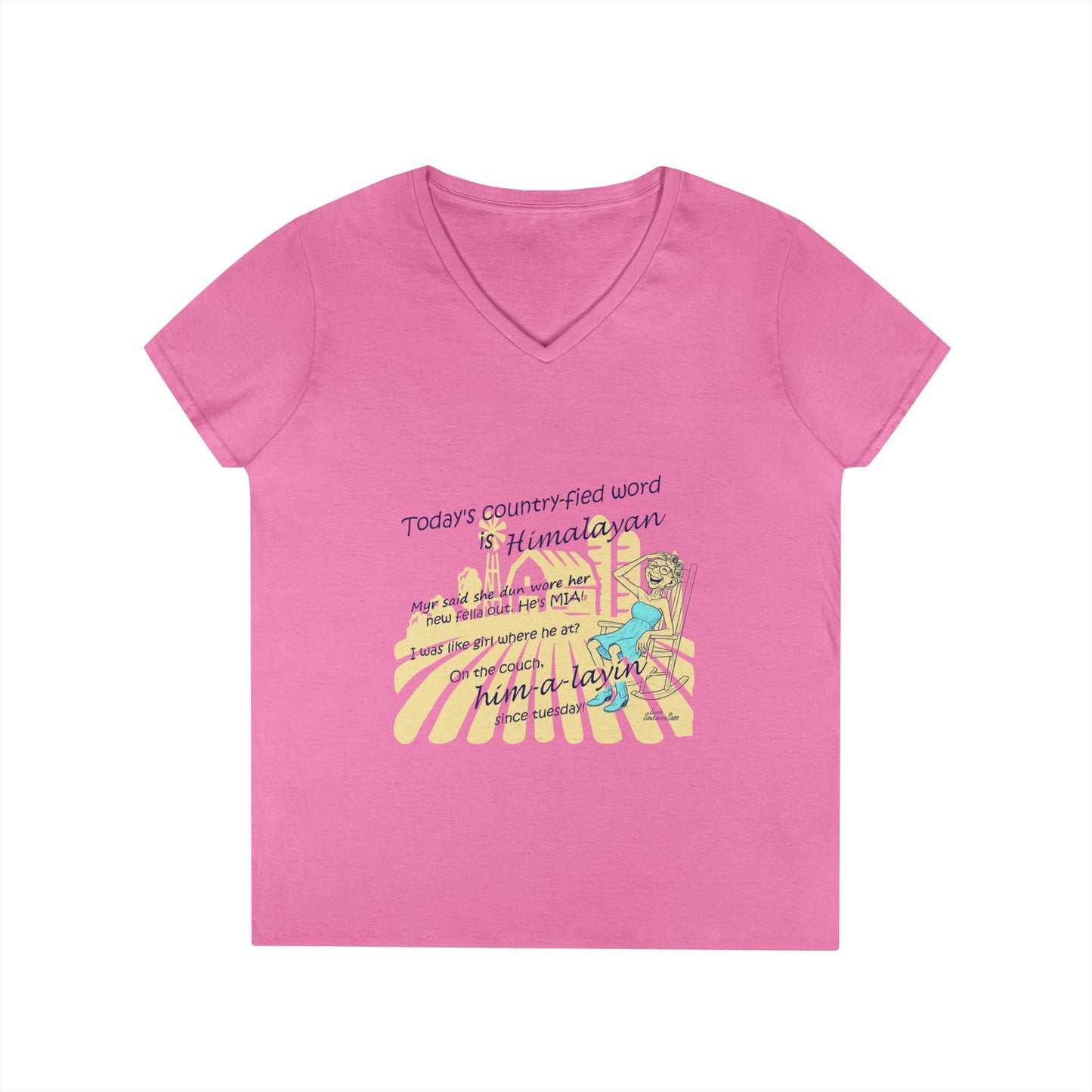 Himalayan - Ladies' V-Neck T-Shirt