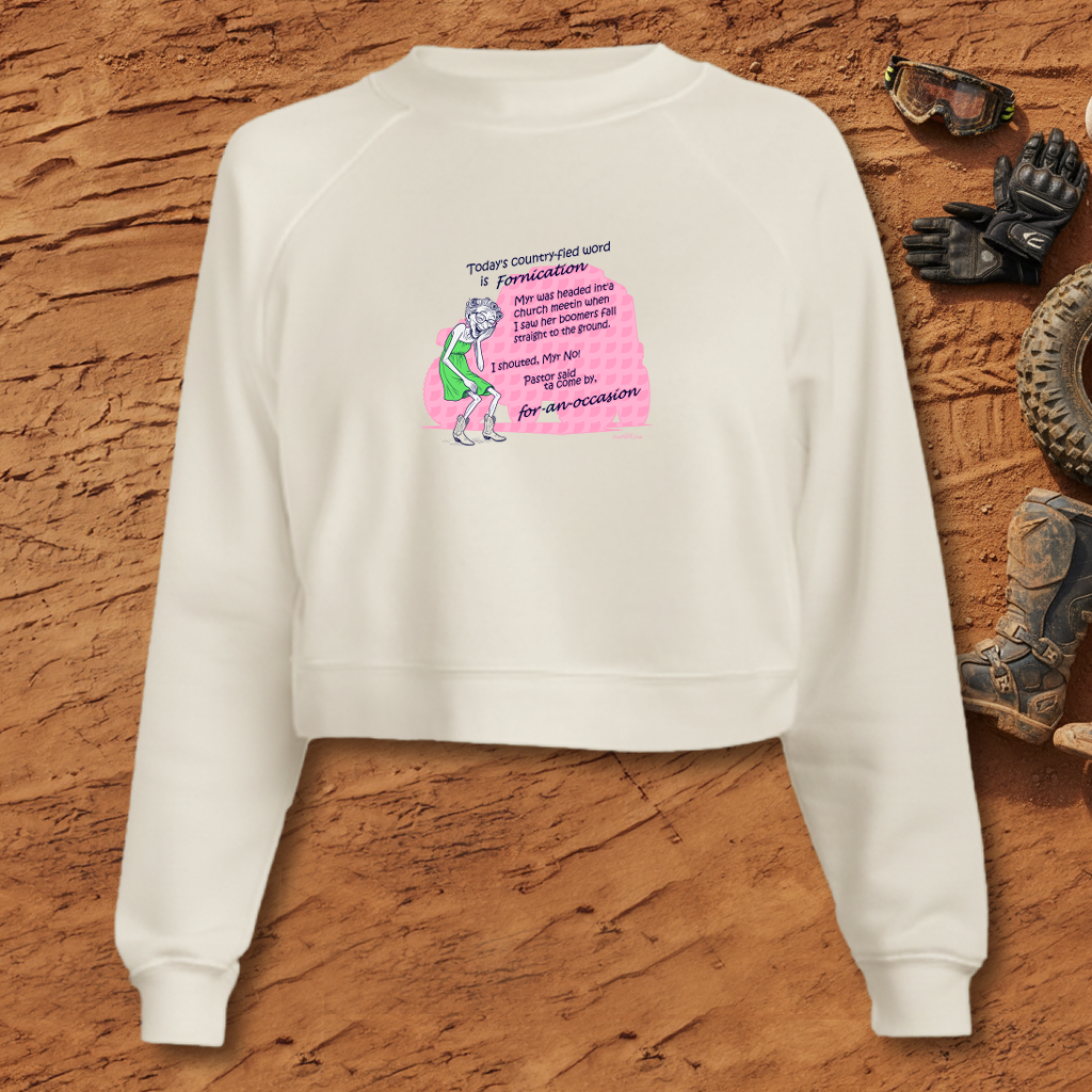 Forny - Women's Cropped Fleece Pullover