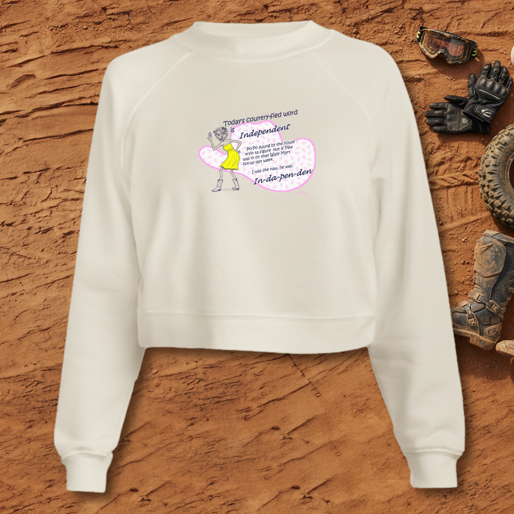 Independent - Women's Cropped Fleece Pullover