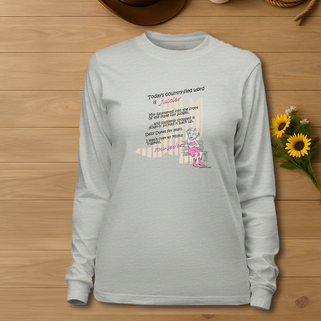 Juicier - Unisex Garment-dyed Long Sleeve T-Shirt