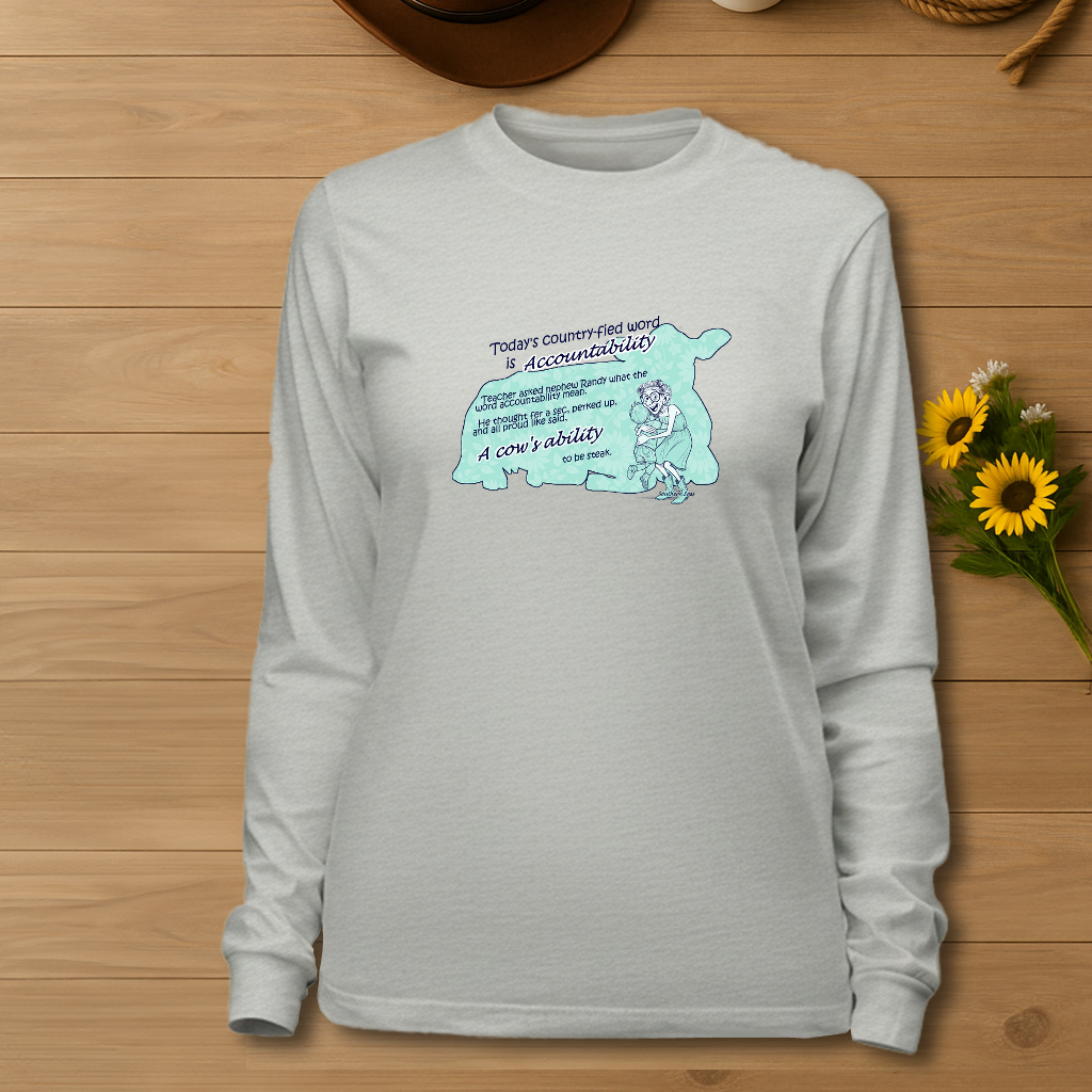 Accountability - Unisex Garment-dyed Long Sleeve T-Shirt