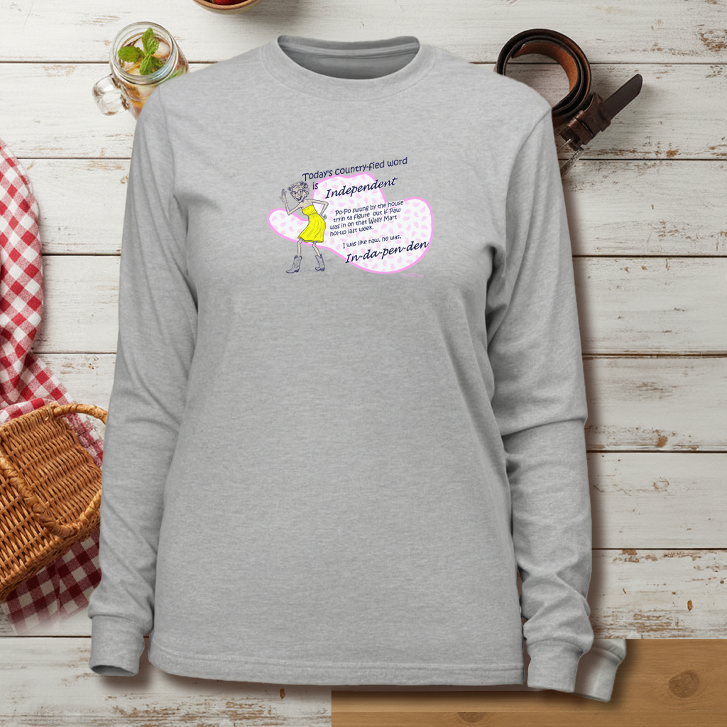 Independent - Unisex Garment-dyed Long Sleeve T-Shirt