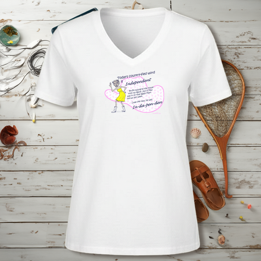 Independent - Ladies' V-Neck T-Shirt
