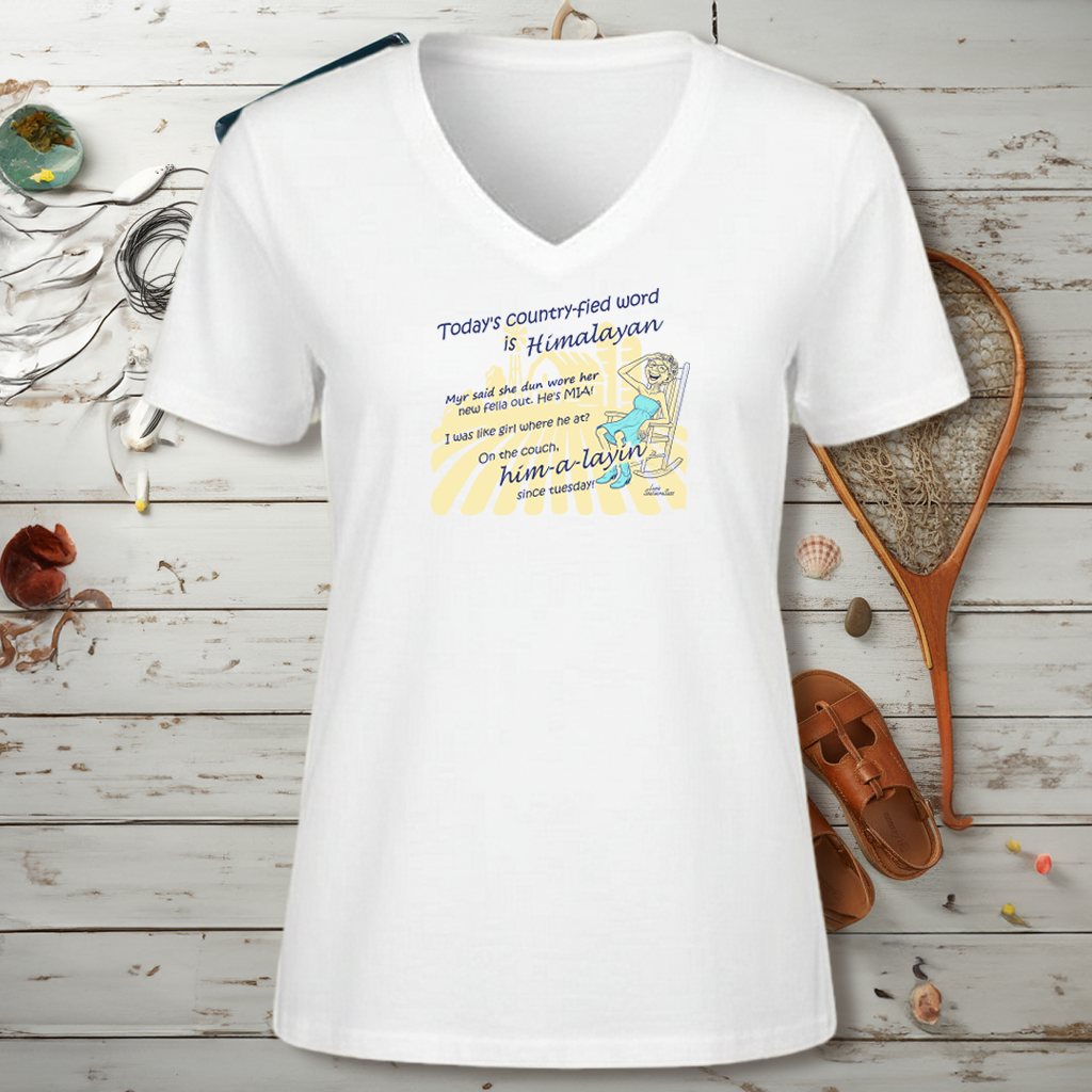 Himalayan - Ladies' V-Neck T-Shirt