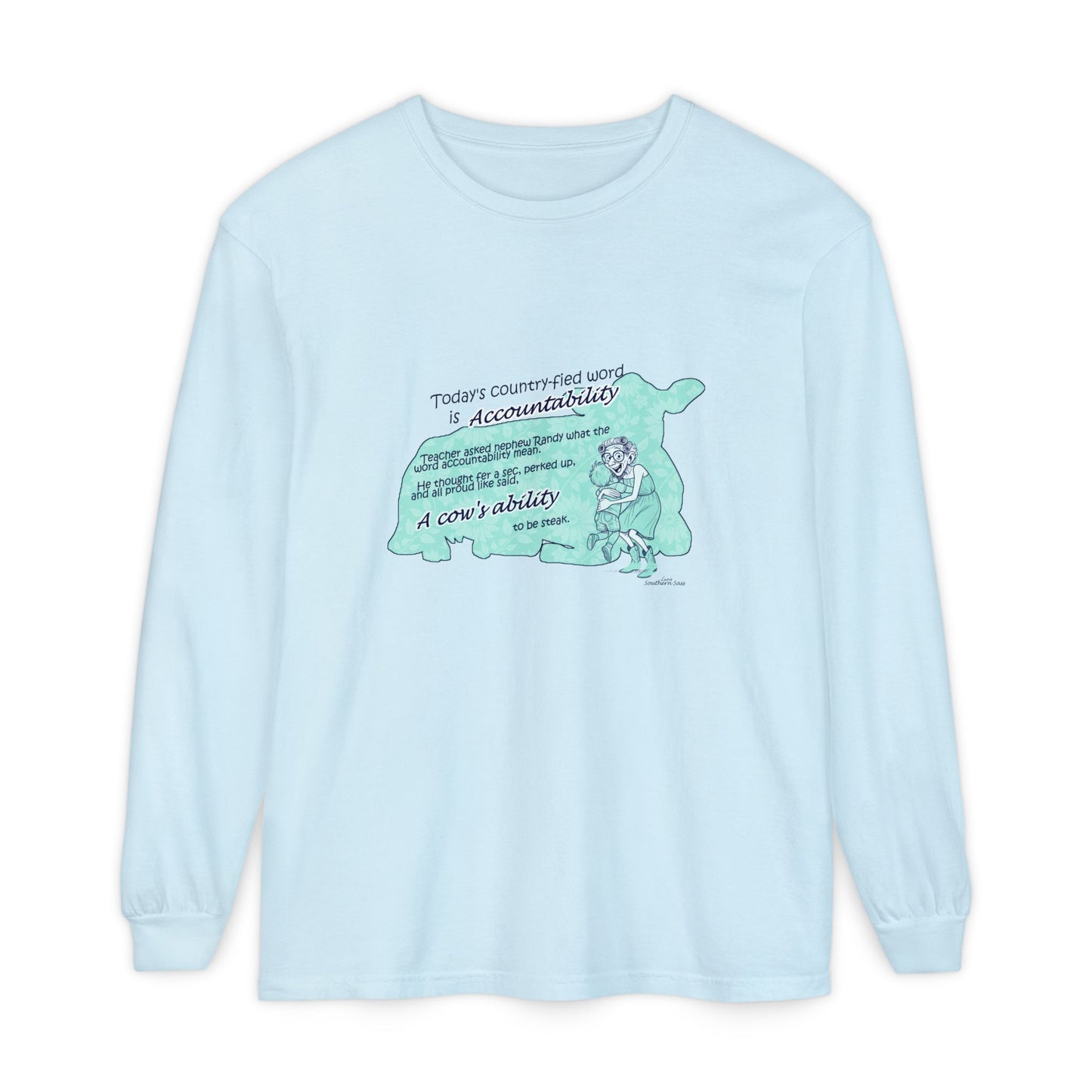 Accountability - Unisex Garment-dyed Long Sleeve T-Shirt
