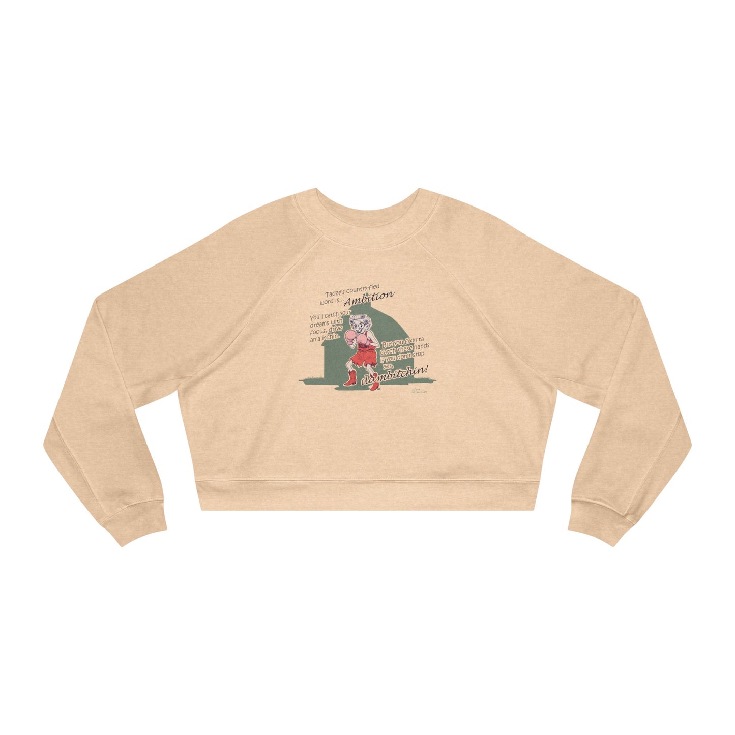 Ambition - Women's Cropped Fleece Pullover