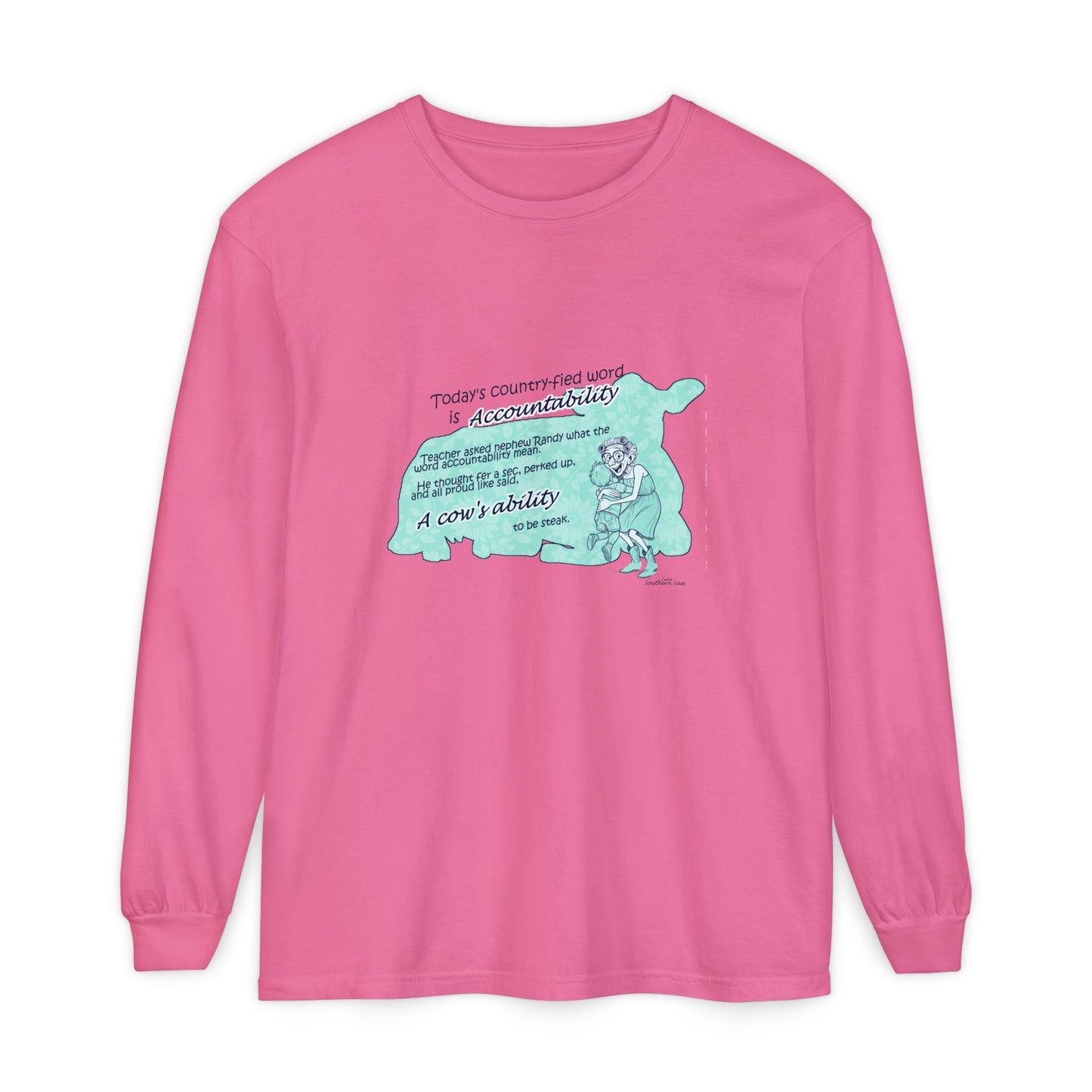 Accountability - Unisex Garment-dyed Long Sleeve T-Shirt