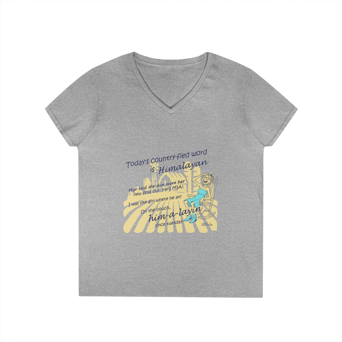Himalayan - Ladies' V-Neck T-Shirt