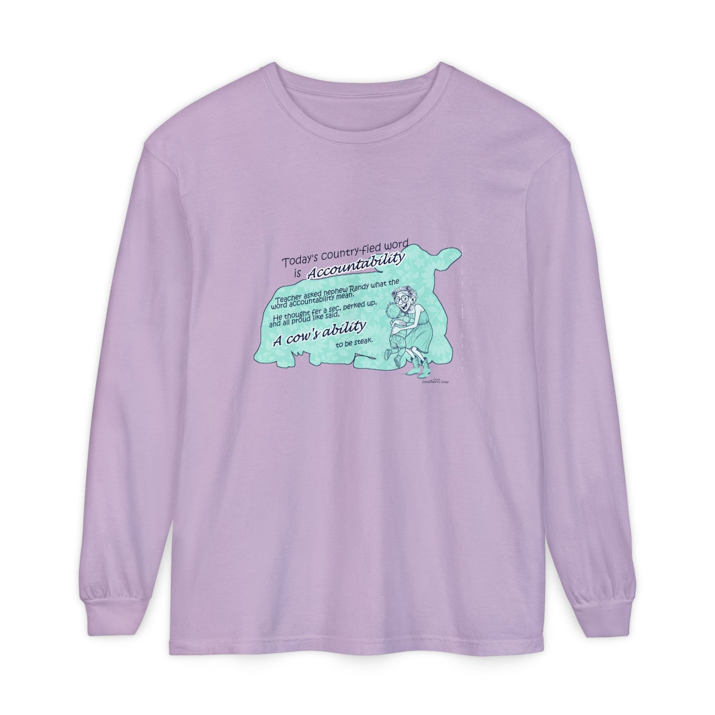 Accountability - Unisex Garment-dyed Long Sleeve T-Shirt