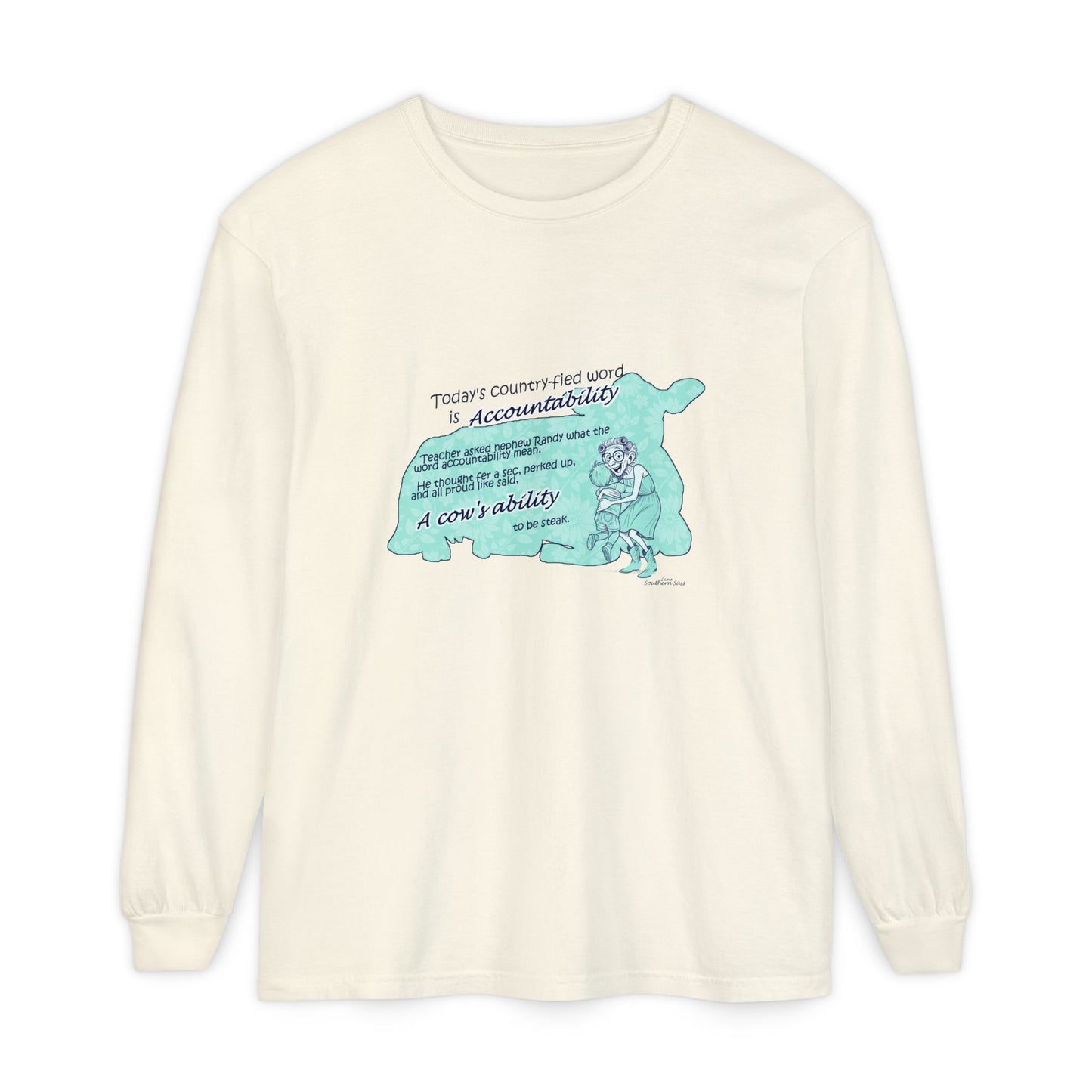 Accountability - Unisex Garment-dyed Long Sleeve T-Shirt