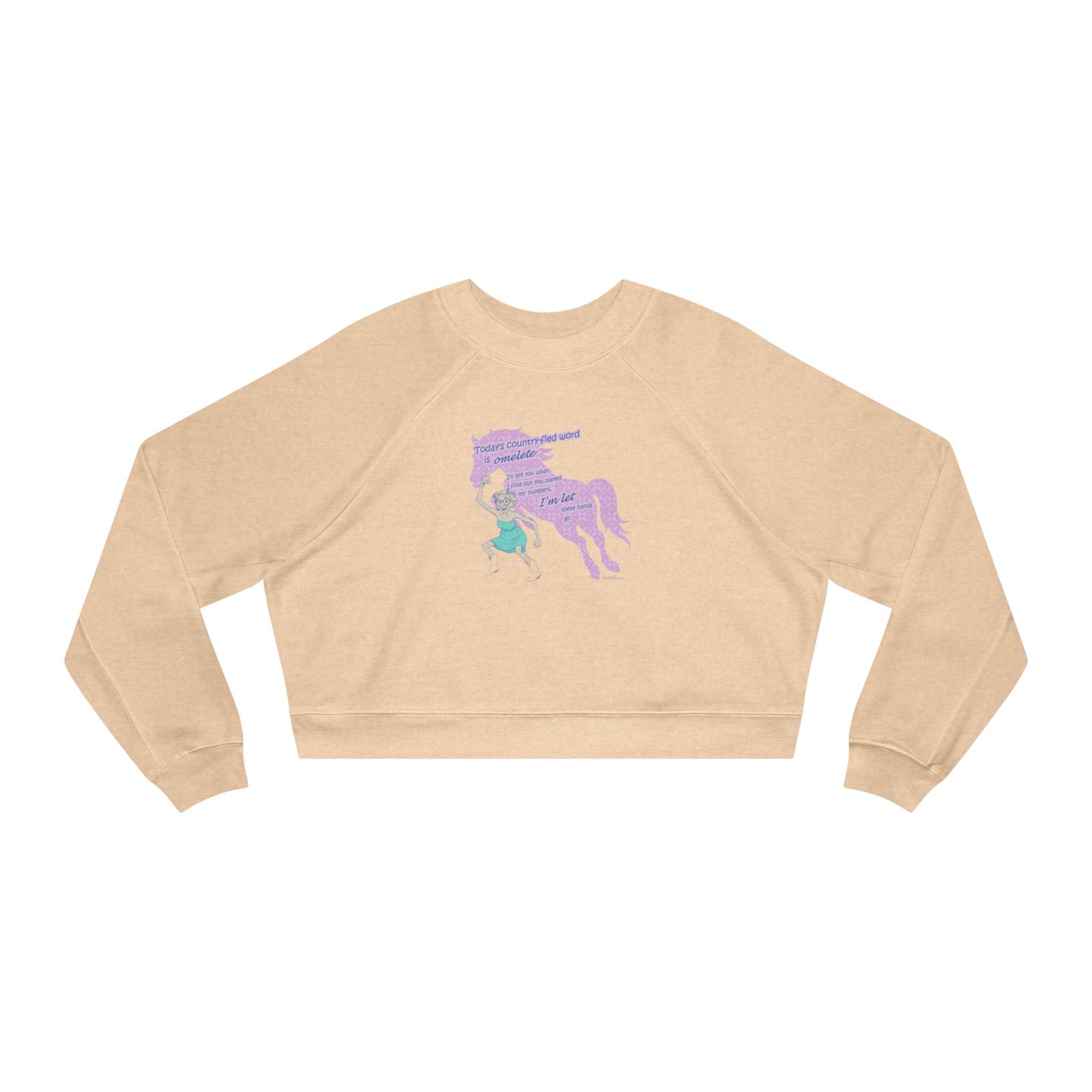 Omelete - Women's Cropped Fleece Pullover