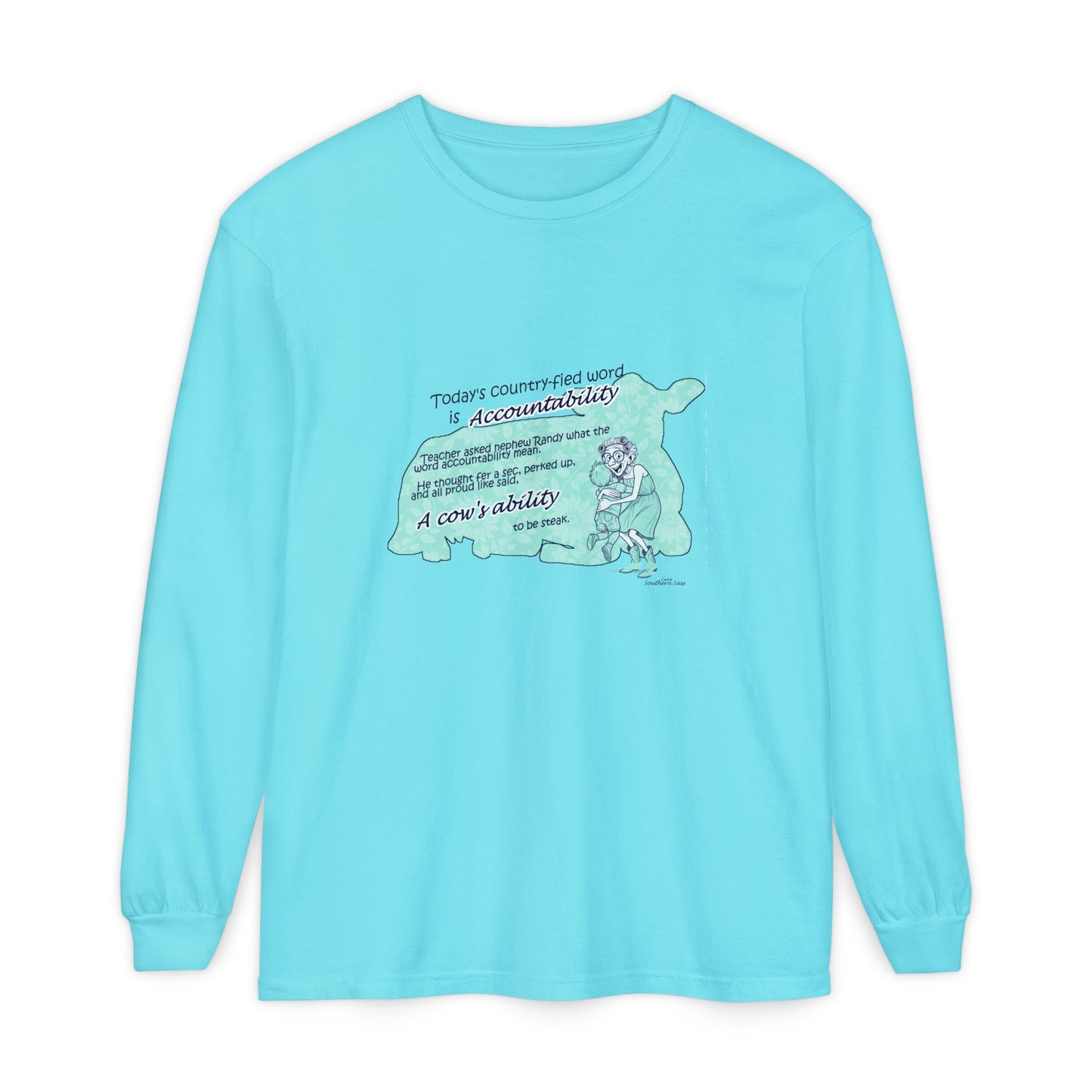 Accountability - Unisex Garment-dyed Long Sleeve T-Shirt