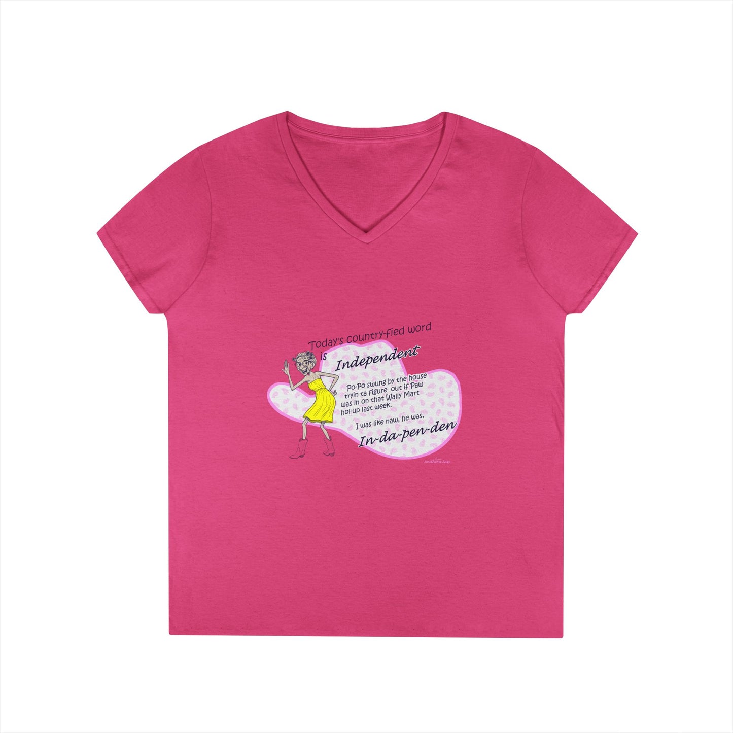 Independent - Ladies' V-Neck T-Shirt