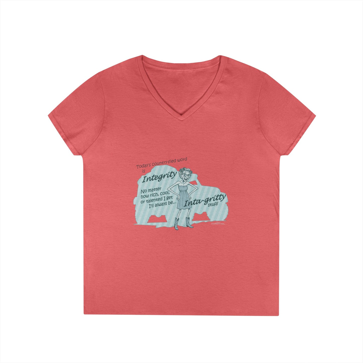 Integrity - Ladies' V-Neck T-Shirt